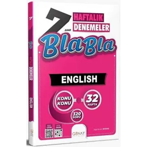 Günay Yayınları 7. Sınıf İngilizce Bla Bla Haftalık Denemeler