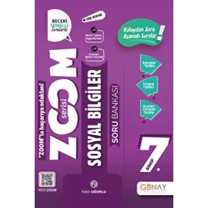 Günay Yayınları 7. Sınıf Zoom Serisi Sosyal Bilgiler Soru Bankası