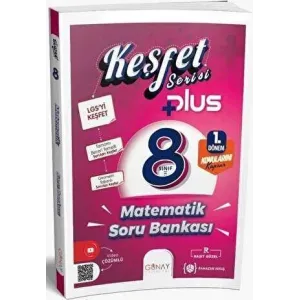 Günay Yayınları 8. Sınıf Keşfet Plus Serisi Matematik 1. Dönem Soru Bankası