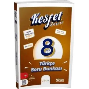 Günay Yayınları 8. Sınıf Keşfet Plus Serisi Türkçe Soru Bankası