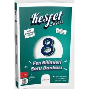 Günay Yayınları 8. Sınıf Keşfet Serisi Fen Bilimleri Soru Bankası