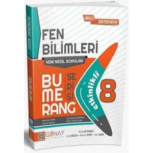 Günay Yayınları 8. Sınıf LGS Bumerang Serisi Fen Bilimleri Soru Bankası