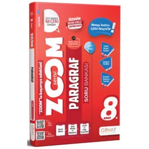 Günay Yayınları 8. Sınıf Paragraf Zoom Serisi Soru Bankası