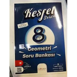 Günay Yayınları 8.Sınıf Keşfet Serisi Geometri Tabanlı Soru Bankası 2023 - 2024