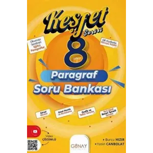 Günay Yayınları LGS 8. Sınıf Keşfet Serisi Paragraf Soru Bankası