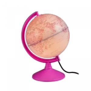 Gürbüz 43201 Işıklı Pembe Siyasi Küre 20 Cm