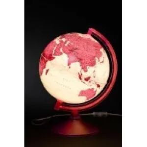 Gürbüz 46251 Globe Magenta 26 Cm Işıklı Küre