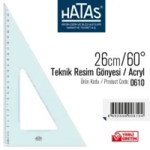 Hatas Gönye 26/60 Teknik Resim 0610