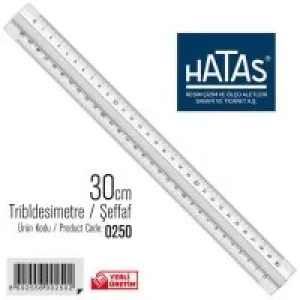 Hatas Tribldesimetre 30 Cm Şeffaf 0250