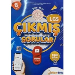 Hiper Zeka Yayınları 8. Sınıf LGS Çıkmış Sorular
