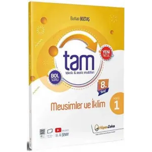 Hiper Zeka Yayınları 8. Sınıf TAM Fen Bilimleri 1 - Mevsimler ve İklim