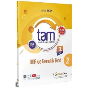 Hiper Zeka Yayınları 8. Sınıf TAM Fen Bilimleri 2 - DNA ve Genetik Kod