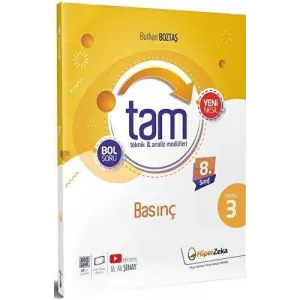 Hiper Zeka Yayınları 8. Sınıf TAM Fen Bilimleri 3 - Basınç