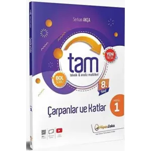 Hiper Zeka Yayınları 8. Sınıf TAM Matematik 1 - Çarpanlar ve Katlar