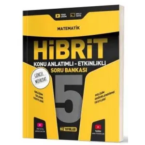 Hız Yayınları 5. Sınıf Hibrit Matematik Soru Bankası