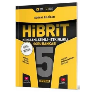 Hız Yayınları 5. Sınıf Hibrit Sosyal Bilgiler Soru Bankası
