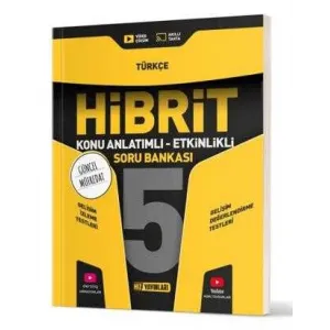 Hız Yayınları 5. Sınıf Hibrit Türkçe Soru Bankası