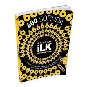 Hız Yayınları 6. Sınıf 600 Soruda İlk Dönem Tekrarı