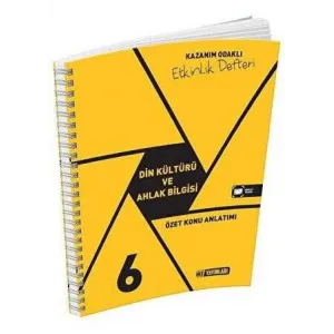 Hız Yayınları 6. Sınıf Din Kültürü ve Ahlak Bilgisi Özet Konu Anlatımlı Etkinlik Kitabı
