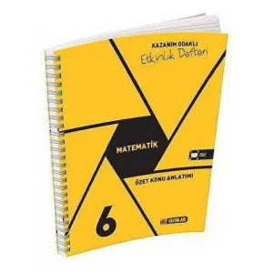 Hız Yayınları 6. Sınıf Matematik Özet Konu Anlatımlı Etkinlik Kitabı