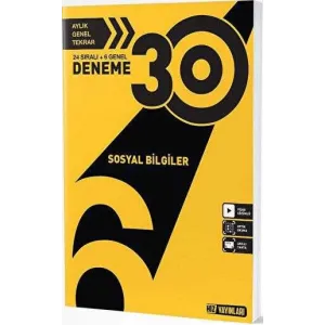 Hız Yayınları 6. Sınıf Sosyal Bilgiler 30 Deneme