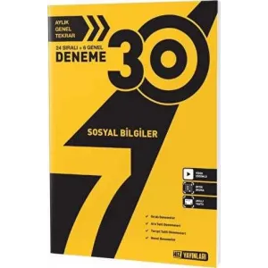 Hız Yayınları 7. Sınıf Sosyal Bilgiler 30 Deneme