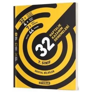 Hız Yayınları 7. Sınıf Sosyal Bilgiler 32 Haftalık Kazanım Denemeleri