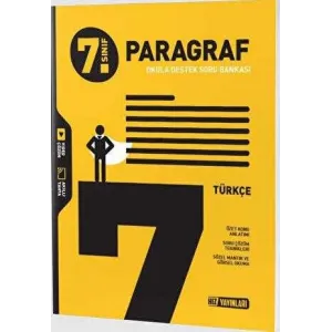 Hız Yayınları 7. Sınıf Türkçe Paragraf Soru Bankası