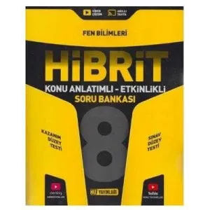 Hız Yayınları 8. Sınıf Fen Bilimleri HİBRİT Konu Anlatımlı Etkinlikli Soru Bankası