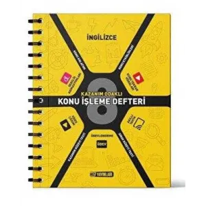 Hız Yayınları 8. Sınıf İngilizce Konu İşleme Defteri