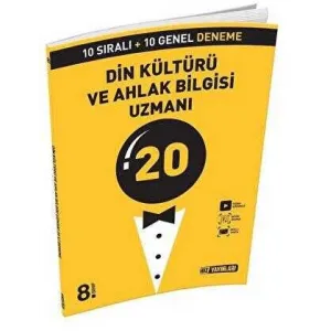 Hız Yayınları 8. Sınıf LGS Din Kültürü ve Ahlak Bilgisi Uzmanı 20 Deneme Sınavı