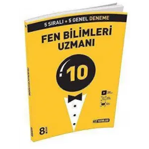 Hız Yayınları 8. Sınıf LGS Fen Bilimleri Uzmanı 10 Deneme Sınavı