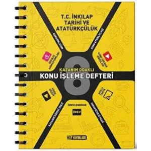 Hız Yayınları 8. Sınıf T.C. İnkılap Tarihi ve Atatürkçülük Konu İşleme Defteri