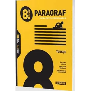 Hız Yayınları 8. Sınıf Türkçe Paragraf Soru Bankası