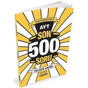 Hız Yayınları AYT Felsefe Grubu Son 500 Soru
