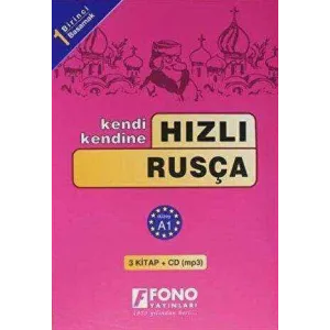 Hızlı Rusça 1. Basamak 3 kitap + CD