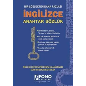 İngilizce Anahtar Sözlük