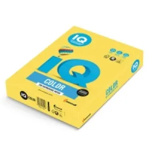 Iq A4 Renkli Fotokopi Kağıdı 80/500 Kanarya Sarı Yoğun Ne1321-cy39