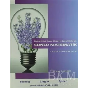 İşletme, İktisat, Yaşam Bilimleri ve Sosyal Bilimler İçin Sonlu Matematik