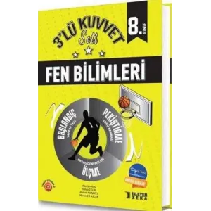 İşleyen Zeka Yayınları 8. Sınıf Fen Bilimleri 3 lü Kuvvet Serisi Seti