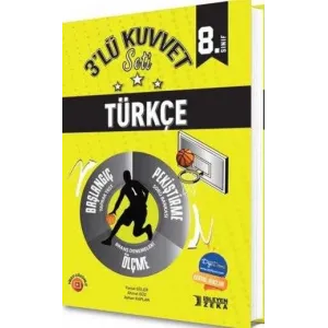 İşleyen Zeka Yayınları 8. Sınıf Türkçe 3 lü Kuvvet Serisi Seti