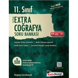 Kafa Dengi Yayınları 11. Sınıf Coğrafya Extra Soru Bankası