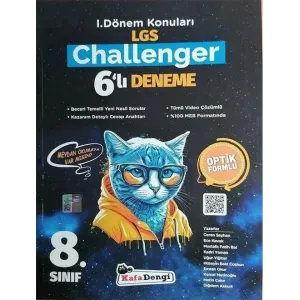 Kafa Dengi Yayınları 8. Sınıf LGS 1. Dönem Challenger 6 lı Deneme