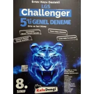 Kafa Dengi Yayınları 8. Sınıf LGS Genel Challenger 5 Deneme