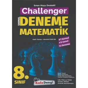 Kafa Dengi Yayınları 8. Sınıf Matematik Challenger Sarmal 12 Deneme