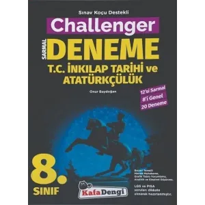 Kafa Dengi Yayınları 8. Sınıf TC İnkılap Tarihi ve Atatürkçülük Challenger Sarmal 20 Deneme