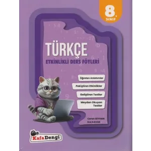 Kafa Dengi Yayınları 8. Sınıf Türkçe Etkinlikli Ders Föyleri