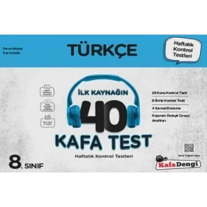 Kafa Dengi Yayınları 8. Sınıf Türkçe İlk Kaynağın 40 Kafa Test