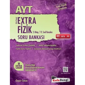 Kafa Dengi Yayınları AYT Fizik Extra 2. Kitap Soru Bankası