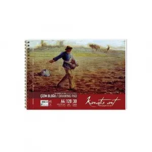Karatis Art 120Gr A4 30 Yaprak Spiralli Çizim Blok